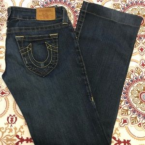 True Religion 28 Dark distressed
